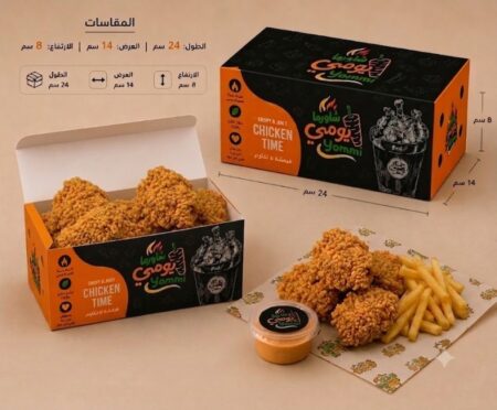 علب البروستيد 4 قطعة فراخ